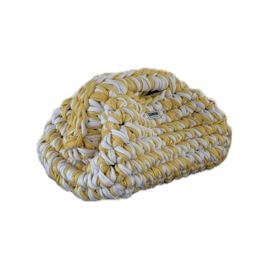 Clutch Jade - Lemon and White